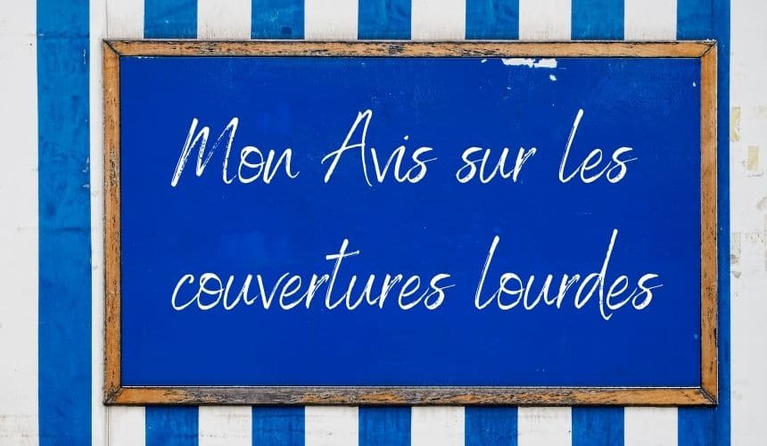 avis sur la couverture lourde