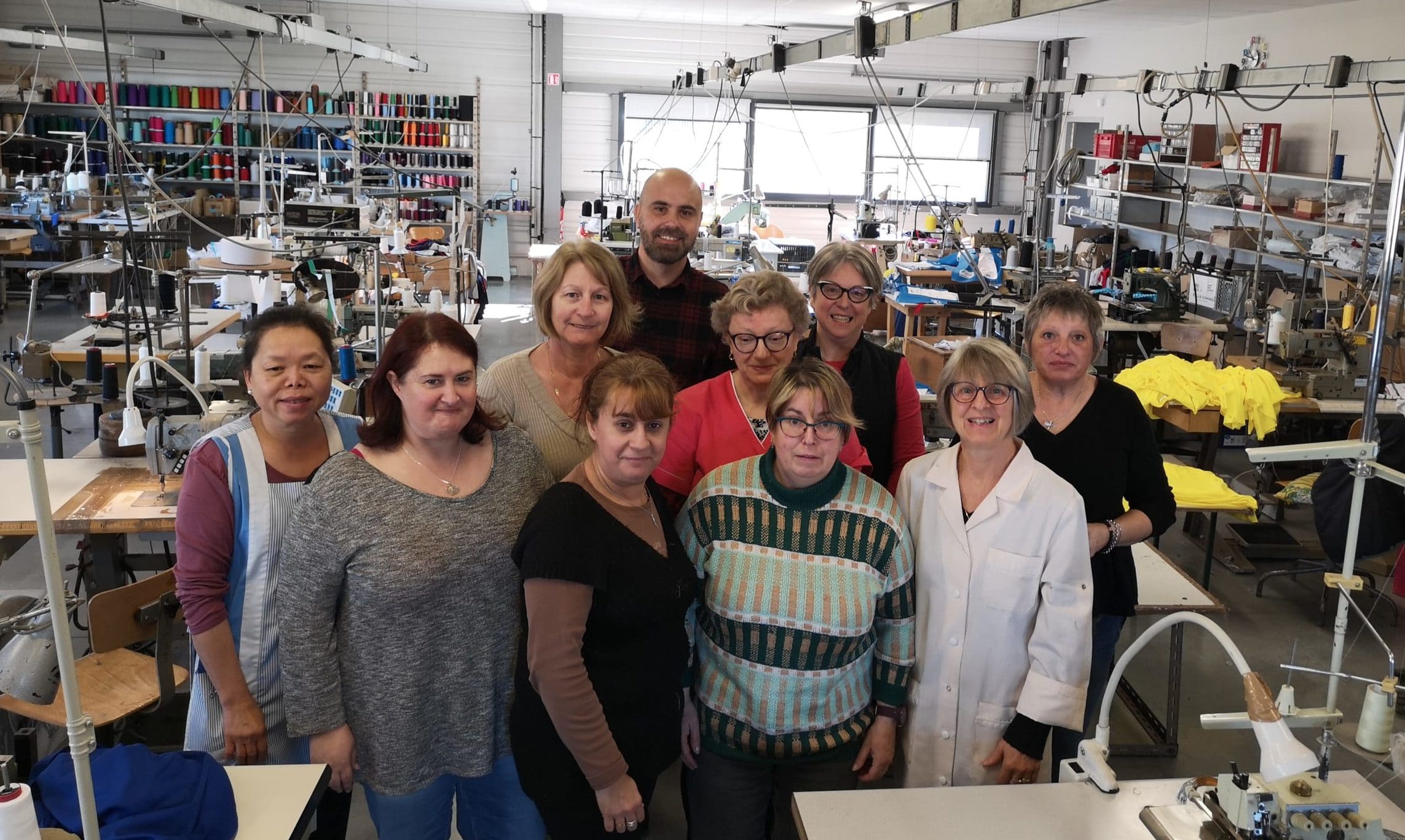 photo couturières pour la couverture lestée