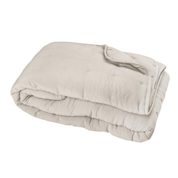 Dessus de Lit Matelassé - Effet Lavé Froissé