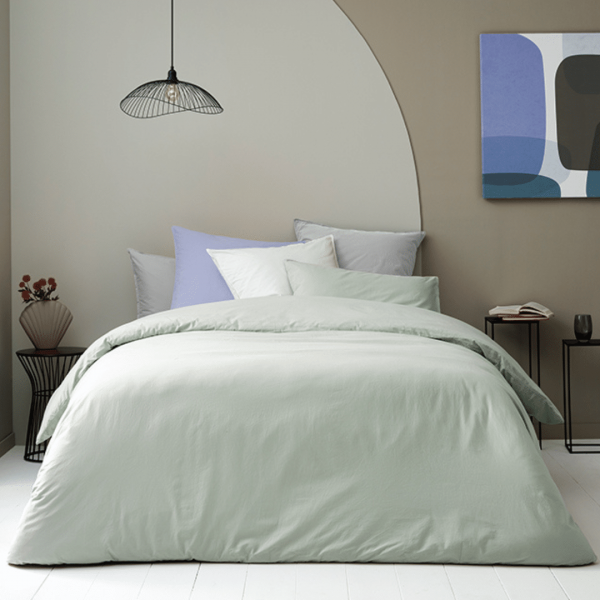 Parure de lit Coton Lavé