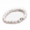 Bracelet Howlite Blanche