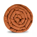 couverture lestée harmonie couleur gingembre