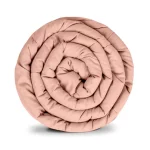 couverture lestée harmonie couleur rose saumon