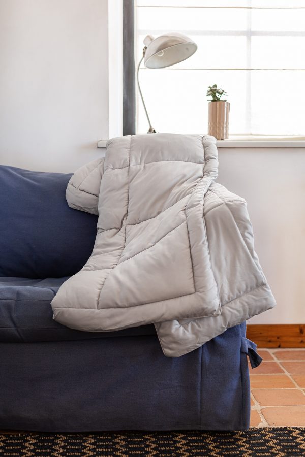 Dessus de lit Microfibre Polyester - Effet Peau de Pêche