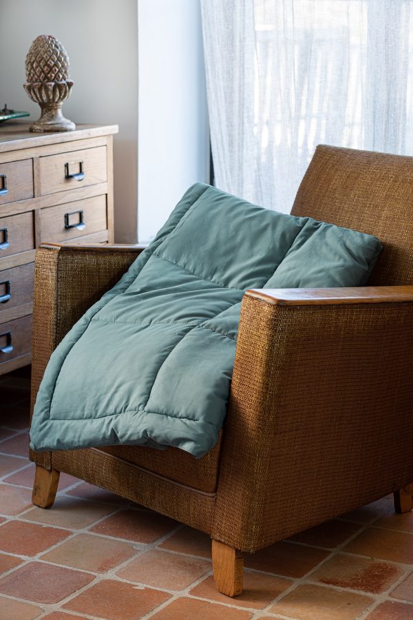 Dessus de lit Microfibre Polyester - Effet Peau de Pêche