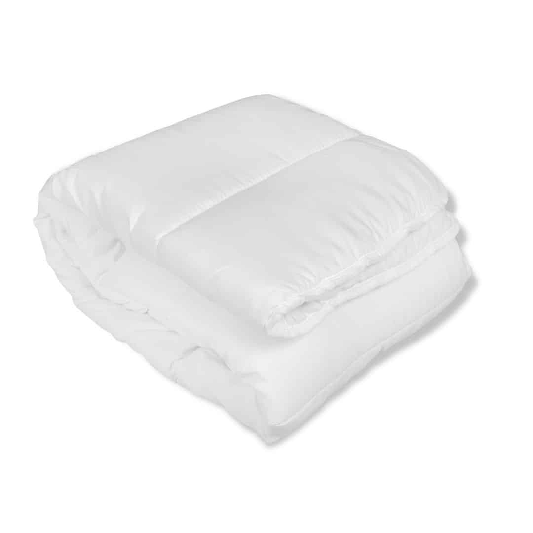 Édredon 100% Plumes D'oie 3000g – Couvre-lit 135x200 Cm Blanc Douillet