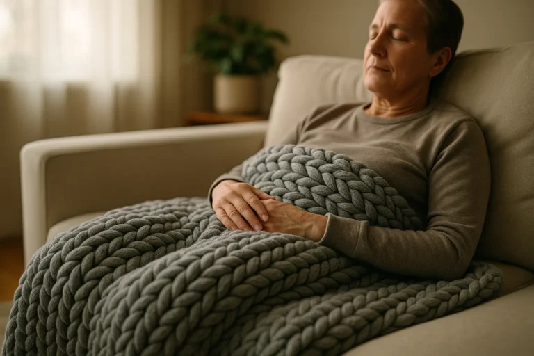 soulagement arthrose couverture lestee au repos