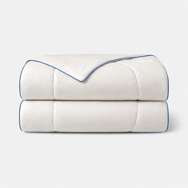 couverture rafraichissante de couleur blanc nacre