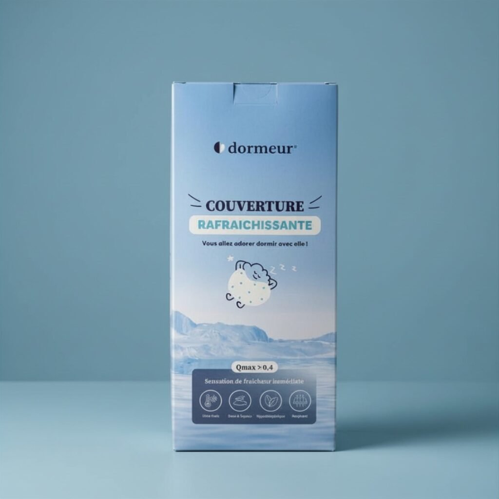 le packaging de la couverture rafraichissante dormeur