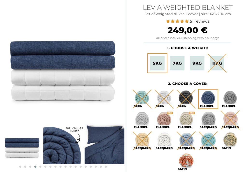 le site internet de levia blanket