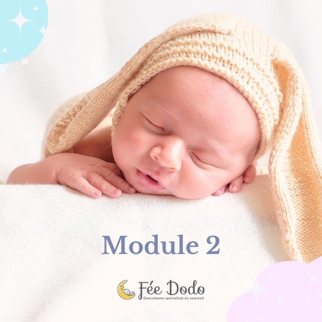 module 2 siestes et régressions du sommeil du bébé