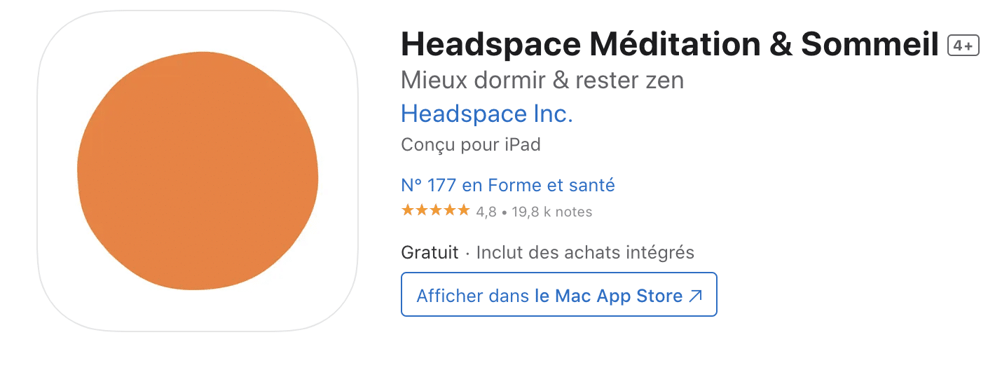 Headspace Méditation & Sommeil