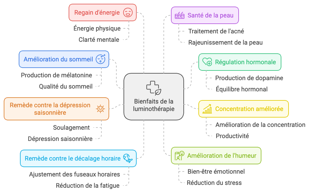 Quels sont les bienfaits de la luminothérapie