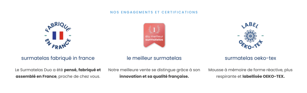 engagement et certifications de la marque Mello