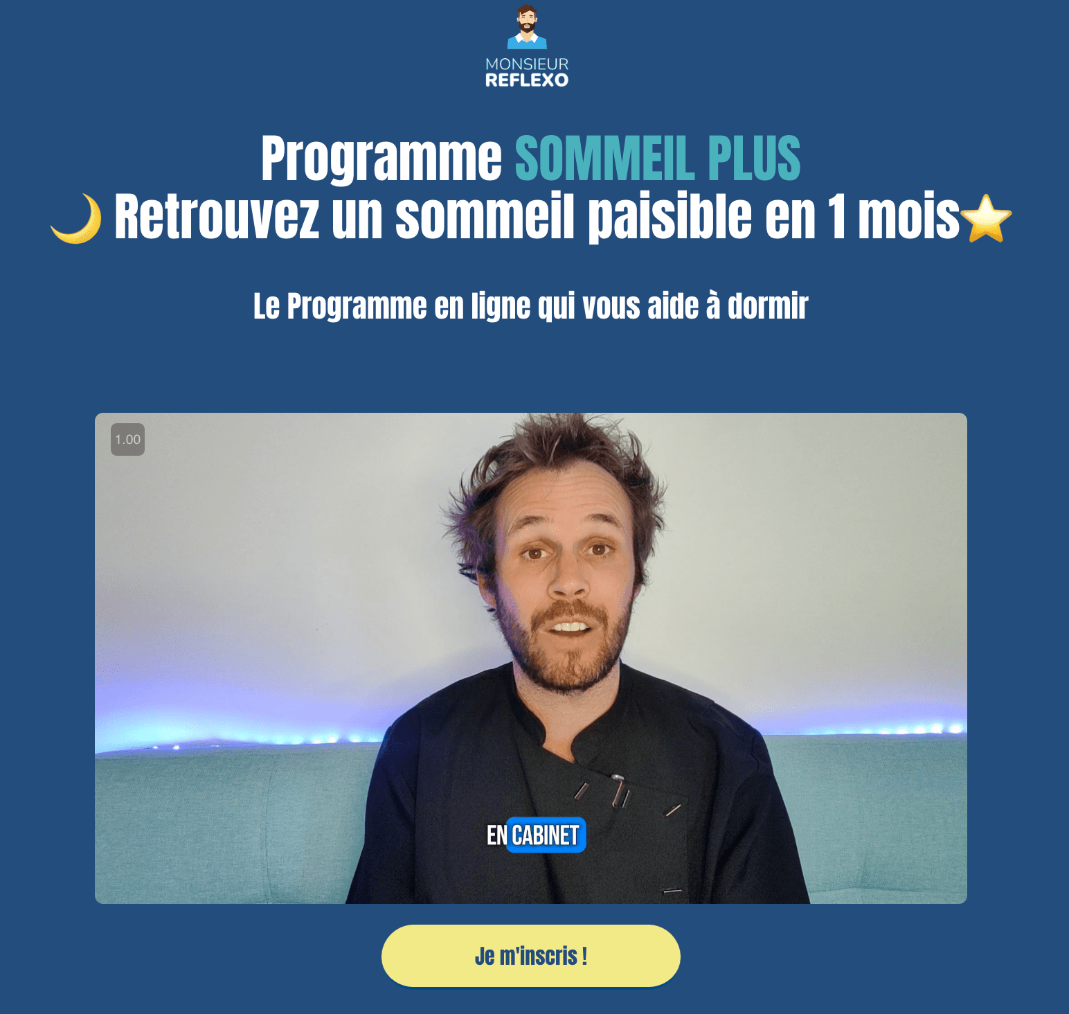 Screenshot qui est monsieur réflexo : Emeric Persillet