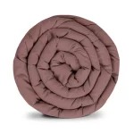 couverture lestée harmonie couleur bois de rose