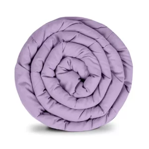couverture lestée harmonie couleur lavande