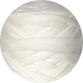 couverture lestée tricotée laine couleur blanche
