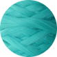 couverture lestée tricotée laine couleur turquoise