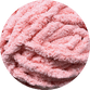Couverture lestée tricotée couleur rose clair