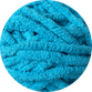 Couverture lestée tricotée couleur turquoise