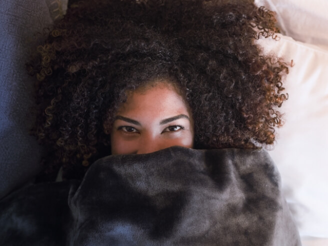 Une couverture lestée pour s'endormir rapidement 💤