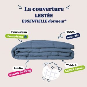Couverture lestée Essentielle - 100% Coton (sans housse)