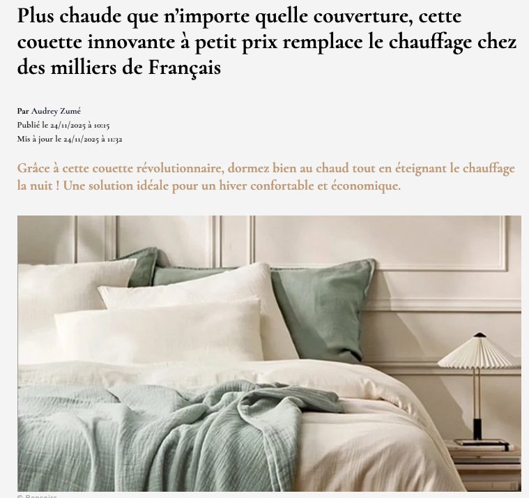article de campagne et déco sur les couvertures lestées