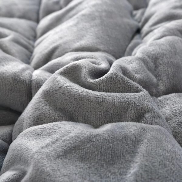 couverture_lestee_sherpa_grise_3 Couverture lestée Polaire Anti-Insomnie