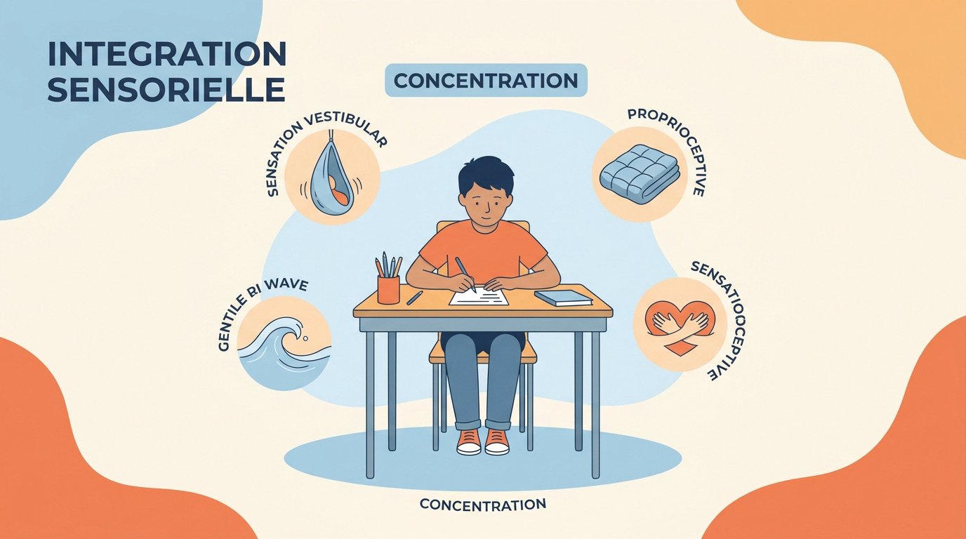 Intégration sensorielle à l'école pour enfants TDAH