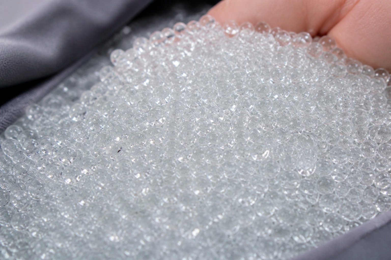 Choisissant des composants textiles et de lestage durables