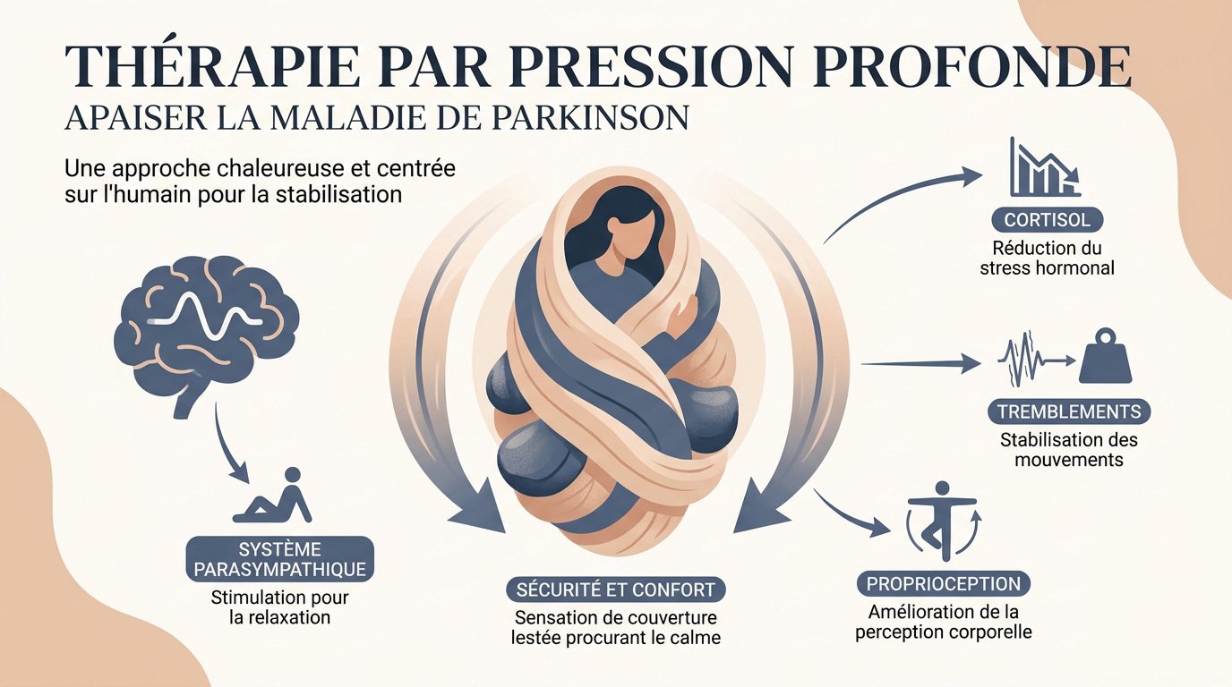 Thérapie par pression profonde pour soulager les symptômes de la maladie de Parkinson