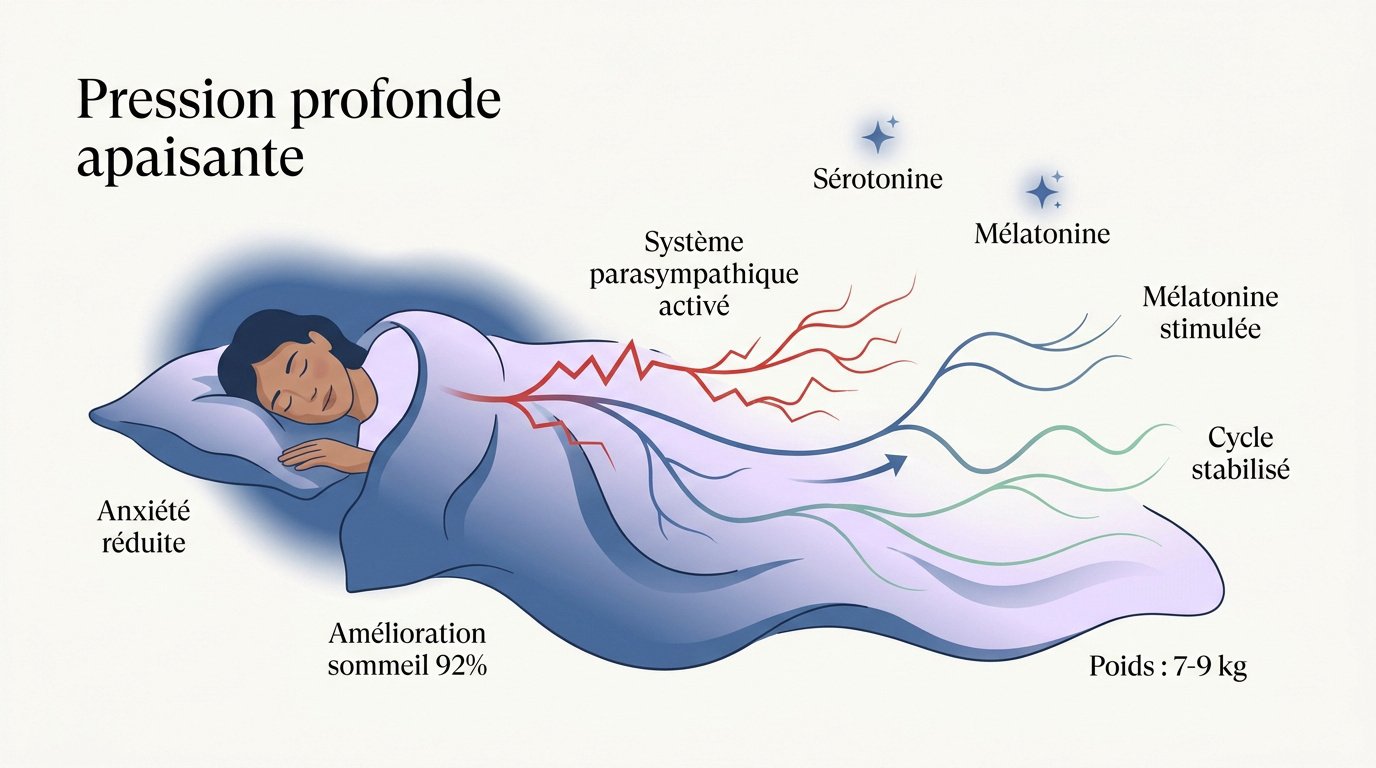 Pression profonde apaisante pour le bien-être mental et troubles bipolaires